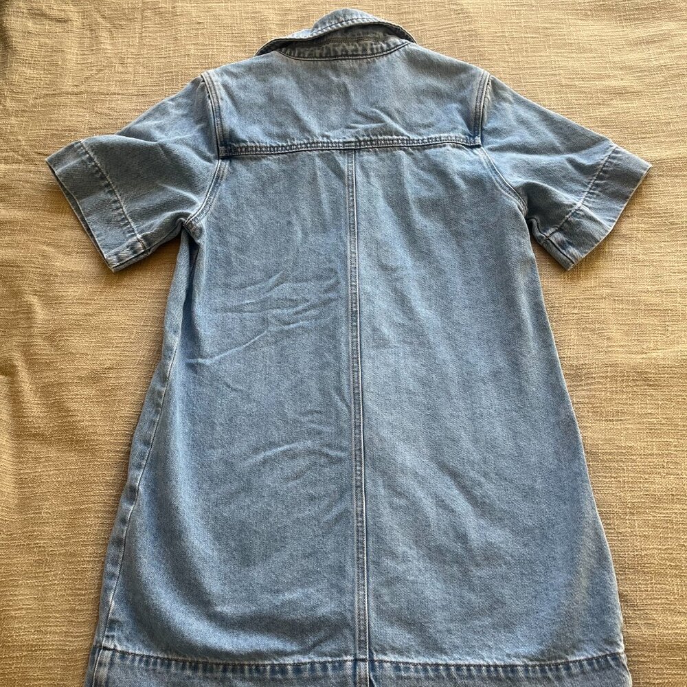 Seed Heritage Denim Button Through Mini Dress (AUS 10/US 6) - Picture 7 of 12